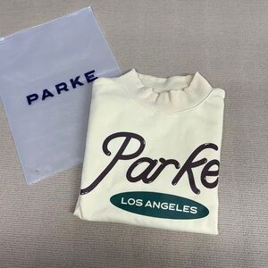 Parke Cream Sweatshirt with Los Angeles Print